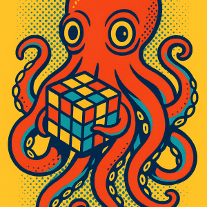 октопод реди кубчето на рубик