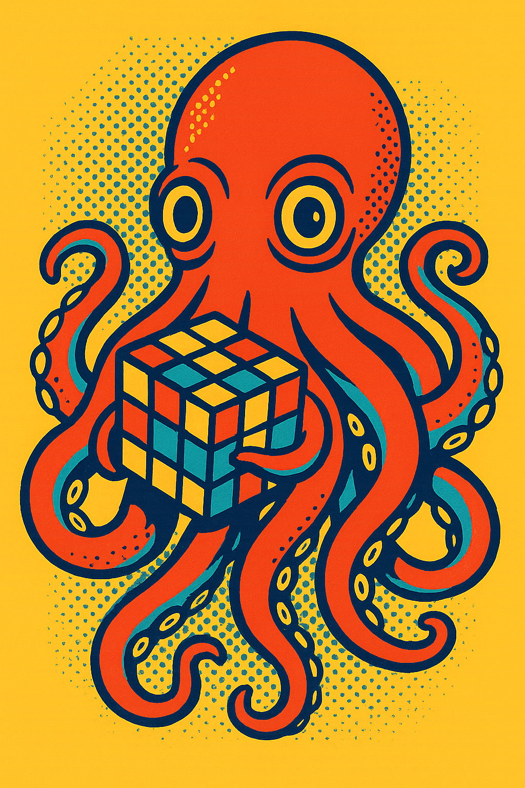 октопод реди кубчето на рубик