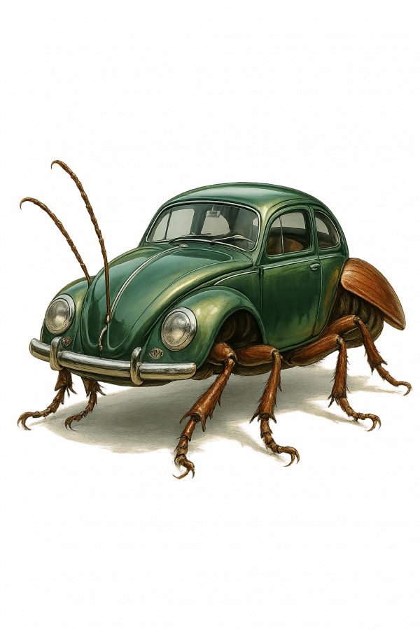 vw beetle car but looking as a real beetle a bit in a very super cool way the most amazing car ever created by any designer dead or alive