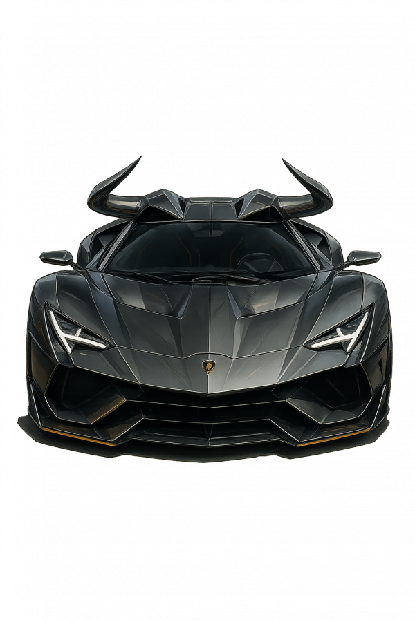 wide lambo car but looking strong as real bull a bit in a very super cool way the most amazing car ever created by any designer dead or alive