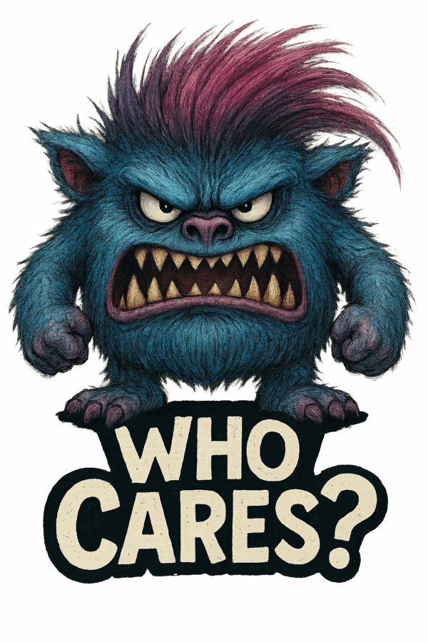 make the monster grumpier but in the same time with more monster energy