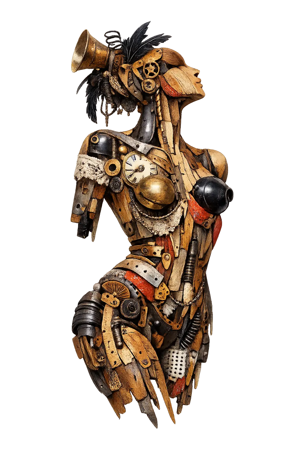 Woman's Beautifull forms silouette